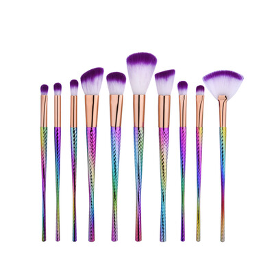 

〖Follure〗10Pcs Blending Pencil Foundation Eye shadow Makeup Brushes Eyeliner Brush