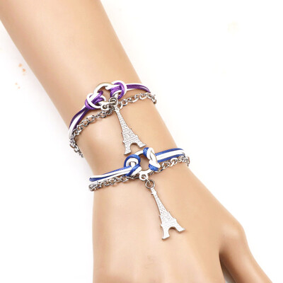 

Student Couple Bracelet Heart-shaped Key Lock Bracelet Alloy Couple Jewelry