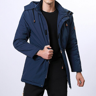

Toponeto Fashion Mens Autumn Winter WarmCasual Pocket Cotton-Padded Clothes Top Coat