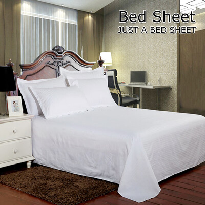 

Hotel Bed Linen White Sheet Cotton Solid Color Flat Sheet