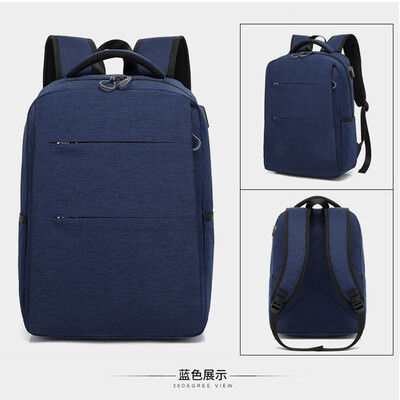

2018 new business Water Resistant backpack with USB Charging Port College Student School Bag Unisex