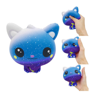 

〖Follure〗Colourful Galaxy Cat Scented Charm Slow Rising Stress Reliever Toy