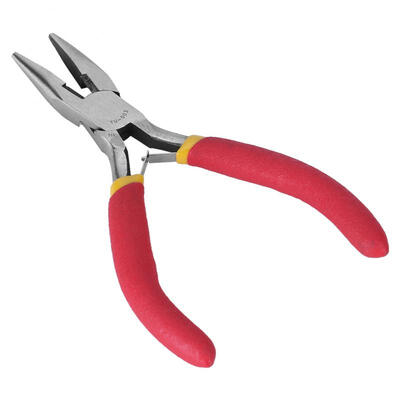 

Greensen 5in TU-503 Mini High Carbon Steel Toothless Needle Nose Pliers with Plastic Handle