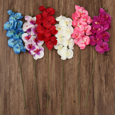 

Artificial Flowers Real Touch Artificial Moth Orchid Butterfly Orchid for new House Home DIY Wedding Festival Christmas Decoration