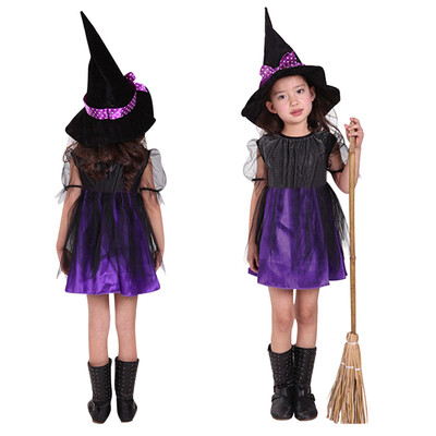 

Toddler Kids Baby Girls Halloween Clothes Costume Dress Party DressesHat Outfit