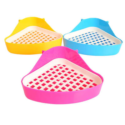 

Triangle Small Pet Hamster Bathroom Toilet Guinea Pig Rat Hamster House