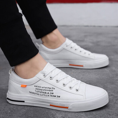 

2019 new summer student shoes canvas tide shoes mens casual shoes Korean version of the trend of wild breathable mens shoes