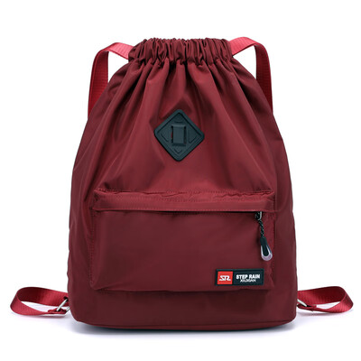 

Bunch bag drawstring shoulder bag for men&women large capacity portable bag simple storage bag sports travel drawstring backpa