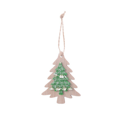 

Tailored Christmas Decorations Wooden Pendants Small Ornaments Hanging Dress Up