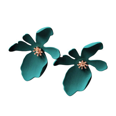 

Fashion Daisy Flower Shape Metal Ear Stud Earrings Women Party Jewelry Gift