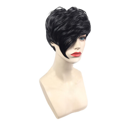 

〖Follure〗Europe&the United States Wigs Female Black Fashion Short Hair African Hair