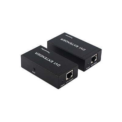 

DVI Extender 60m 1080P Over Single Cat-6eCat-6 Ethernet Cable Extensor RJ45 Network Extender EU PlugTransmitter Receiver
