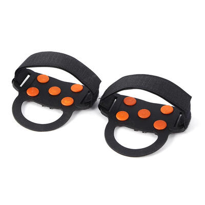 

5 Studs Snow Ice Climbing Anti Slip Spikes Grips Crampons Cleat Shoes Cover