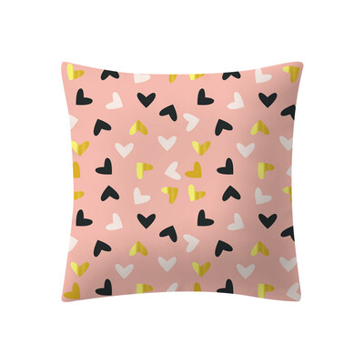

〖Follure〗Rose Gold Pink Cushion Cover Square Pillowcase Home Decoratio
