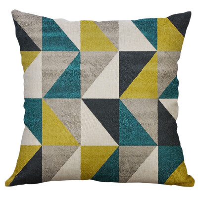 

Siaonvr Irregular Geometric Pattern Pillow Case Cushion Cover 40x40cm
