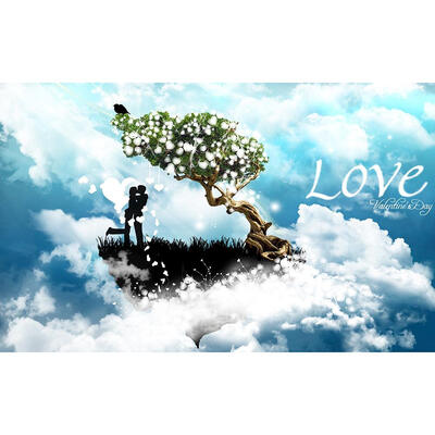 

5D DIY Full Drill Diamond Painting Lover Clouds Cross Stitch Embroidery Kit