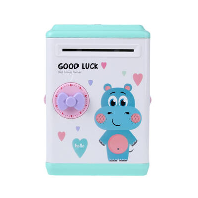 

Automatic Children Money Saving Box Cartoon Bank Safe Coin Deposit Kids Toy