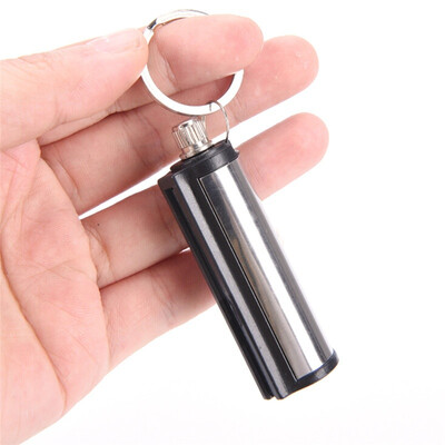 

Survival Match Box Keychain Outdoor Emergency Flint Fire Starter