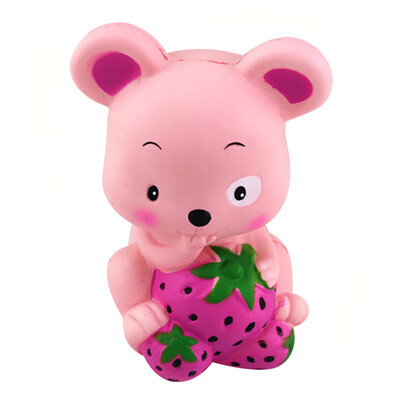 

YIWULAStrawberry Mouse Slow Rising Cream Scented Decompression Toys