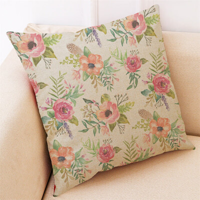 

〖Follure〗Home Decor Cushion Cover Hello Spring Throw Pillowcase Pillow Covers