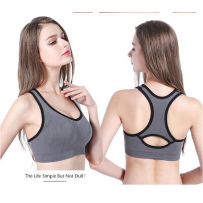 

Canis Women Yoga FitnessWorkout Tank Top Seamless Racerback Padded Sports Bra CA