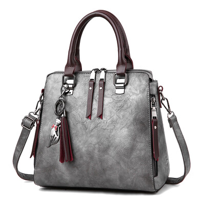 

Girls Casual Shoulder Bag New Women Bag 2018 Cute Cat Decor Female Sweet Ladies Handbag Fashion Pu Leather Messenger bag