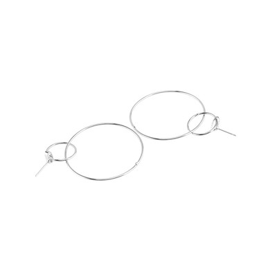 

Street Earrings Silver Sale Fashion Earrings Unique Exaggerated Street Earrings Gold Hot Sale Color Hot Beat Personality