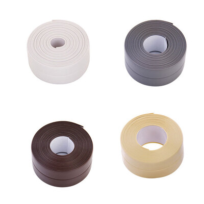

Self Adhesive Bath Wall Sealing Tape Caulk Strip Waterproof Sealant Roll Sink Basin Edge Trim