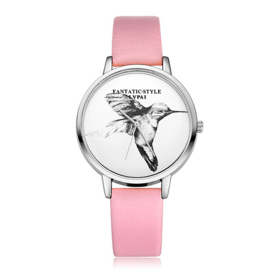 

High Quality Watches Women Animal Pattern Dial Ladies Simple Quartz Wristwatch Fashion Clock Casual Leather Strap Reloj Mujer50