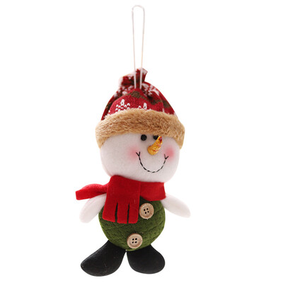 

Tailored Plush Doll Christmas Santa Claus Snowman Tree Hanging Ornaments Pendant