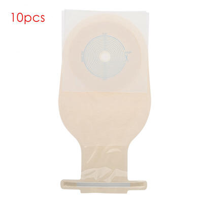 

Greensen 10pcsPack One-piece System Ostomy Bag Medicals Drainable Pouch Colostomy Bag Ostomy Supplies