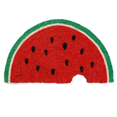 

Cute Watermelon Cat Scratch Board Sisal Scratch Resistant Carpet Cats Toys