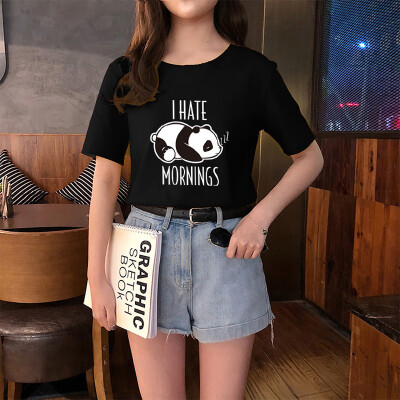 

Beauty Womens T-shirt Fashion Short Sleeve Round Neck Casual Summer Tops Tee