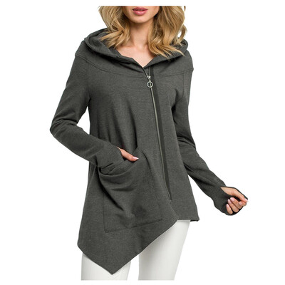 

Toponeto Fashion Women Solid Long Sleeve Pullover Tops Blouse Sweatshirt Coat Outercoat