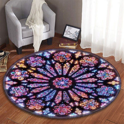 

〖Follure〗Notre Dame Elements Blanket Round Bathroom carpet 120cm