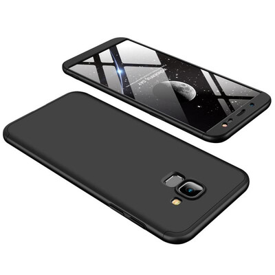 

MOONCASE Samsung J6 2018 three-section all-inclusive shield - black
