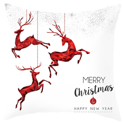 

〖Follure〗Christmas Elk Santa Claus Pillow Case Sofa Car Throw Cushion Covers Home Decor