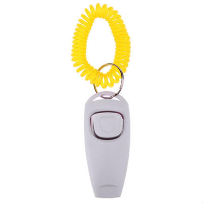 

Pet Trainer Clicker Pet Dog Cat Training Sound Key Ring&Wrist Strap