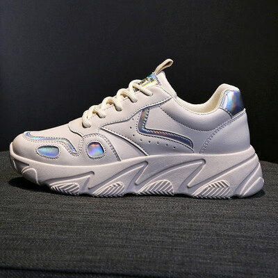 

Torre shoes women 2019 summer ins small white sneakers Joker red summer mesh shoes women breathable shoes