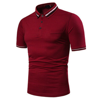 

SUNSIOM Mens Slim Fit Polo Shirts Short Sleeve Casual Golf T-Shirt Jersey Tops Tee