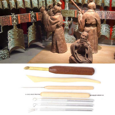 

Greensen 7Pcs Clay Sculpting Set Pottery Carving Sculpture Shaping Tool Art Craft DIY Tools