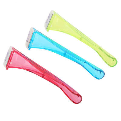 

Greensen 6 Layer 3pcsSet Hair Removal Razor Plastic Handle Body Hairs Trimmer Shaper Shaver