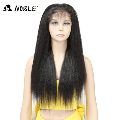 

Noble Hair Lace Front Wig 26 1B Color Inch long Lace Front Straight Synthetic Wigs for Women Heat Resistant Free Shipping