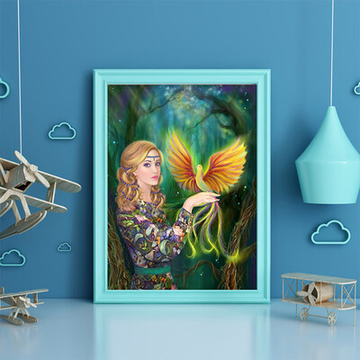 

Toponeto DIY Full Diamond Cartoon Painting Special Diamond Shaped Rhinestone Embroidery