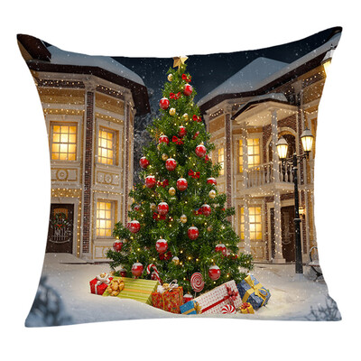 

Siaonvr Christmas Pillow Cover Decor Pillow Case Sofa Waist Throw Cushion Cover