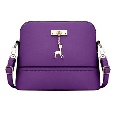 

Women PU Leather Vintage Messenger Bag Shoulder Crossbody Bag Shell Bags