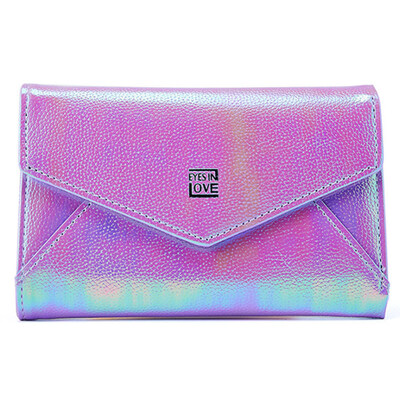 

Fashion Women Shiny Faux Leather Long Purse Card Cash Holder Envelope Clutch Bag