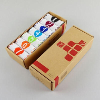 

Newly Design 7 Pairs One Set Week Seven Days Socks Fashion Casual Ankle Crew Cotton Socks Week Sock