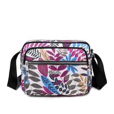 

Ethnic Wind Printed Bag Easy&Easy Travel Canvas Bag Women Slant Small Bag Oxford Bag