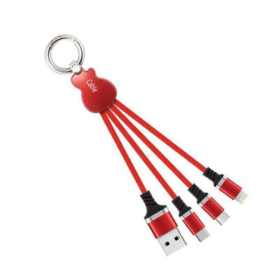 

3-in-1 Charge Cable 24A Creative LED Guitar Shaped Charging Cable For IPHONE Android Huawei